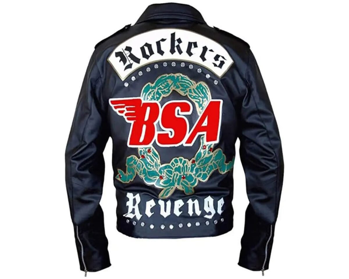 Bsa george michael faith rockers revenge leather jacket