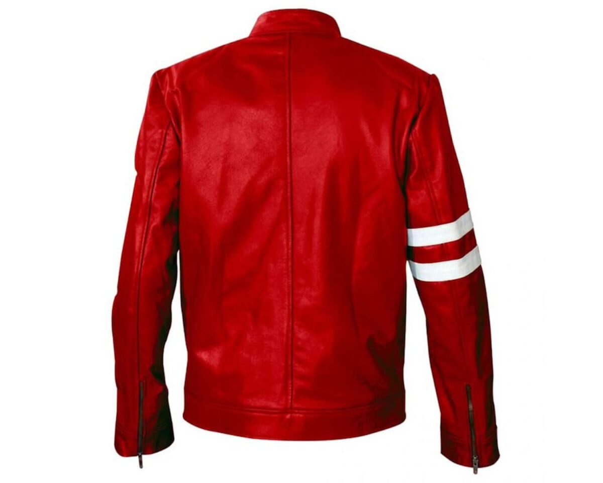 Ben 10 alien swarm ben tennyson ryan kelley cosplay biker red leather jacket for men women 3 scaled