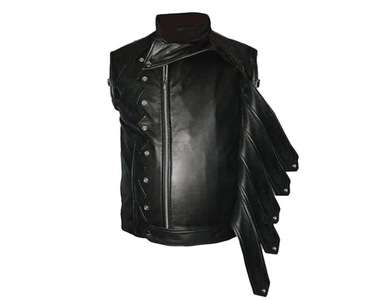 Captain america the winter soldier bucky barnes real leather jacket vest for mens 6 scaled