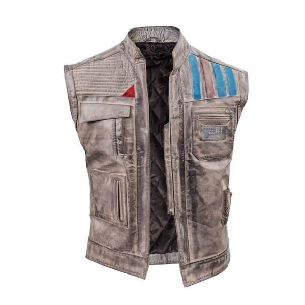 Star Wars Vest - The Rise of Skywalker Finn Leather Vest