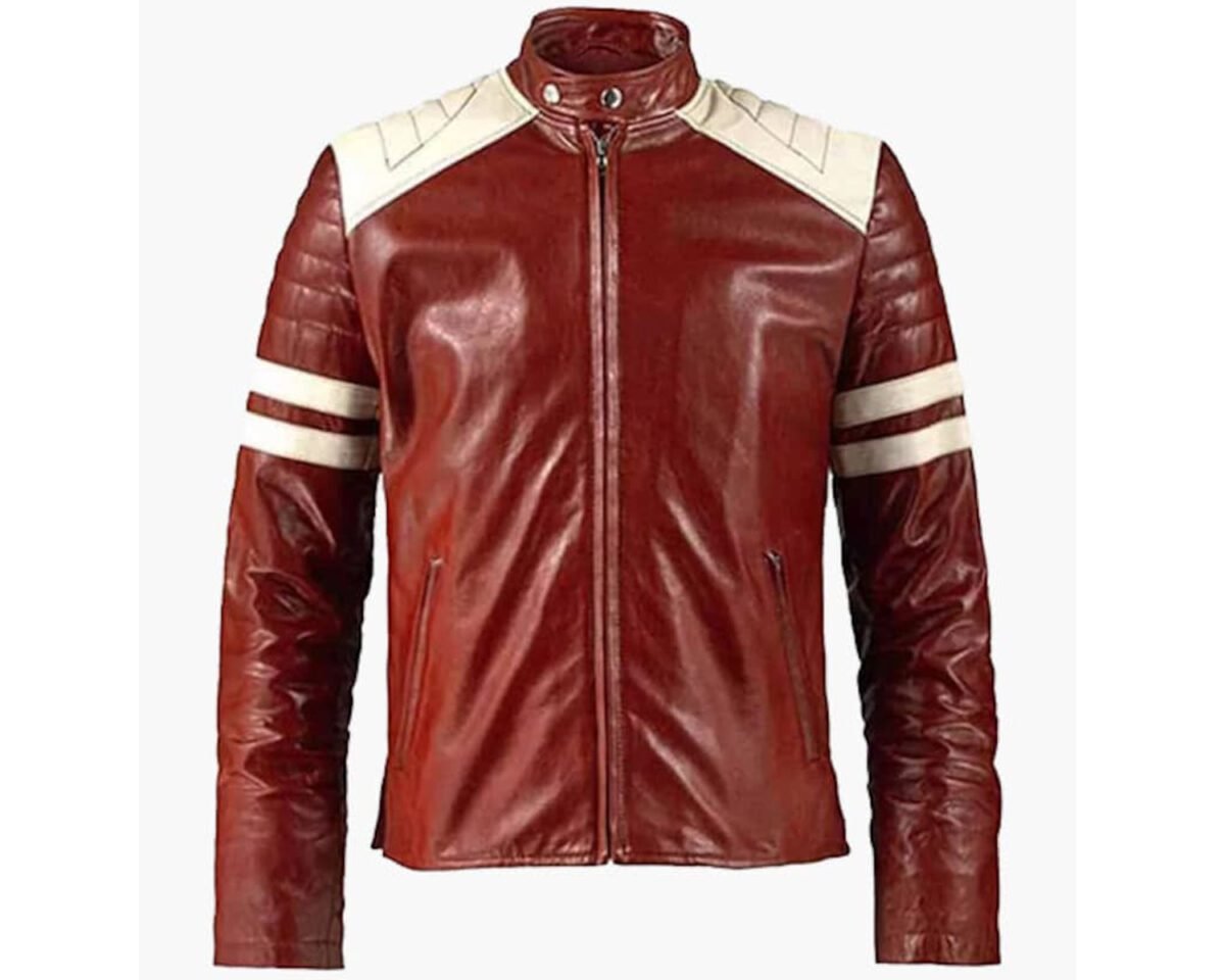 Brad pitt jacket - fight club tyler durden leather jacket