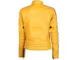 KILL BILL Jacket - UMA THURMAN YELLOW BIKER JACKET