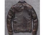 A2 Aviator Jacket - Brown Distressed Air Force Bomber Leather Jacket