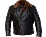 B3 Bomber Jacket - RAF Aviator Black Leather Jacket