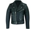 Marlon Brando Jacket - Perfecto Black Leather Jacket