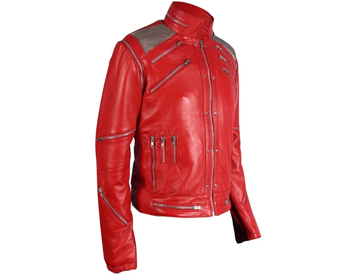 Michael jackson jacket – mj beat it red leather jacket