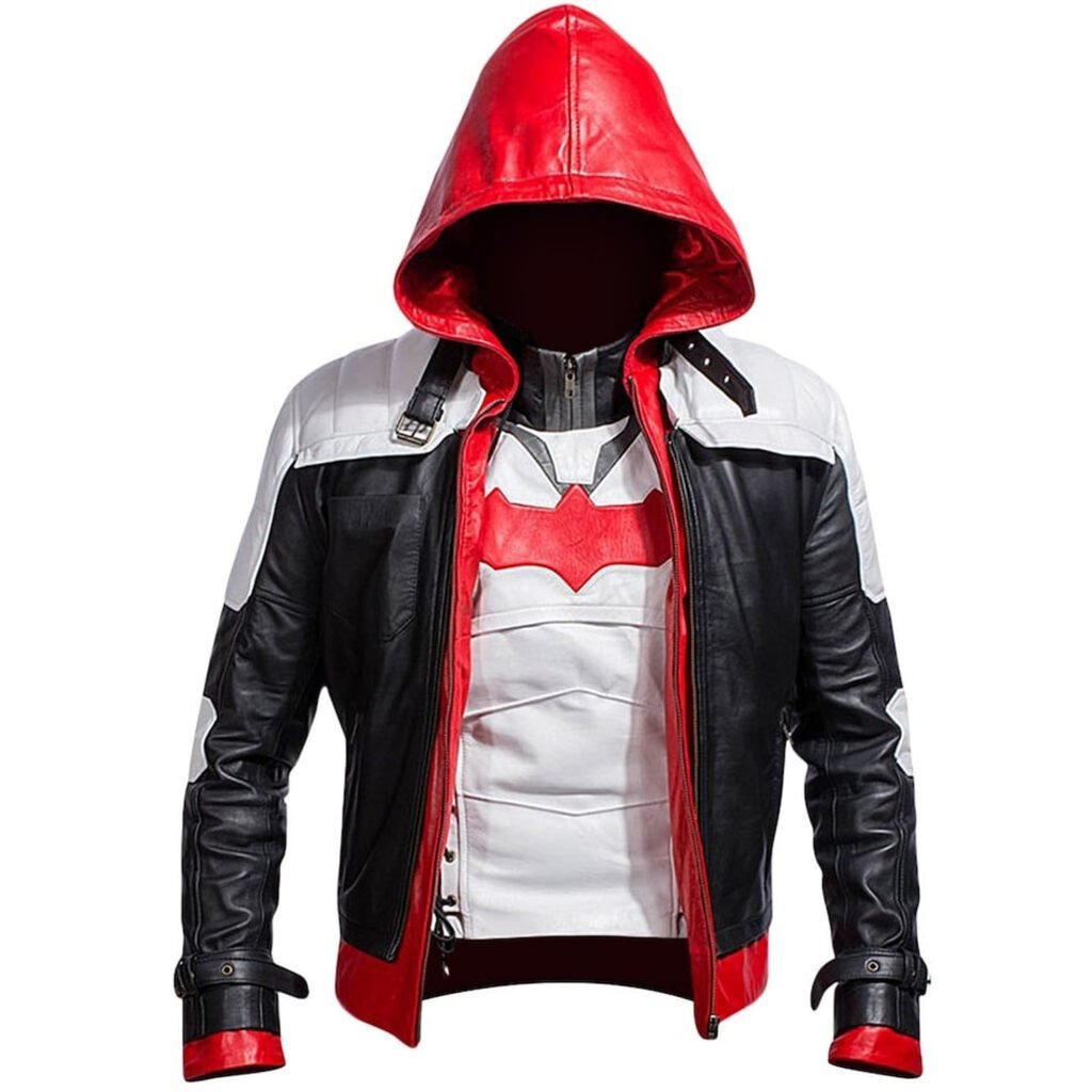 Red Hood Jacket - Batman Arkham Knight Jason Todd Leather Jacket & Vest