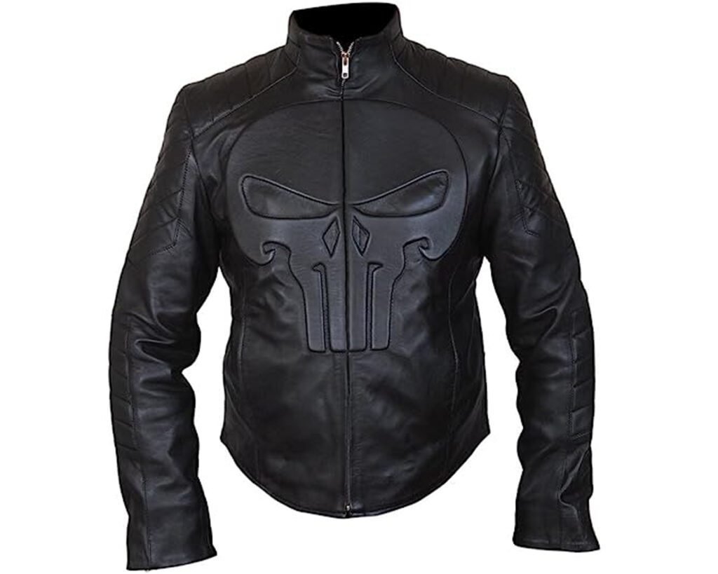 The Punisher Jacket - Thomas Jane Black Skull Jacket