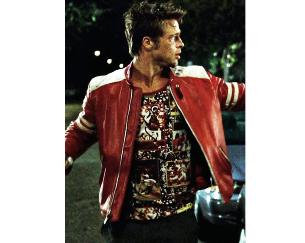 Brad Pitt Jacket - Fight Club Tyler Durden Leather Jacket