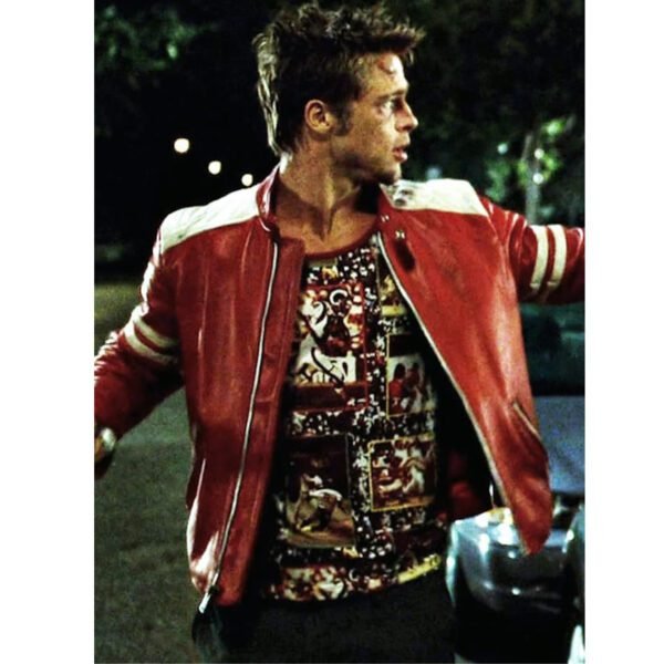 Brad Pitt Jacket - Fight Club Tyler Durden Leather Jacket