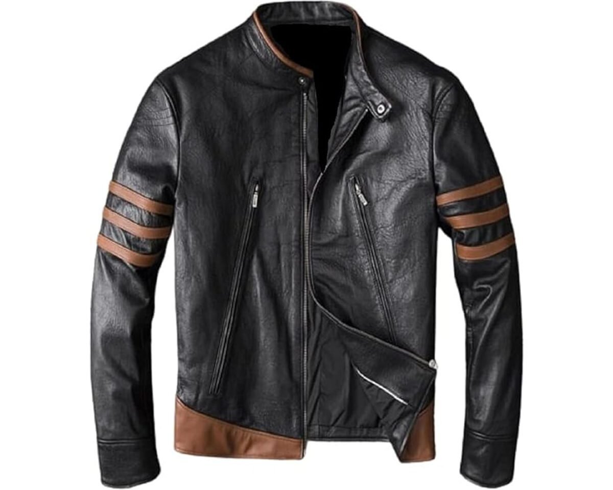 X-men origins jacket - wolverine huge jackman leather jacket