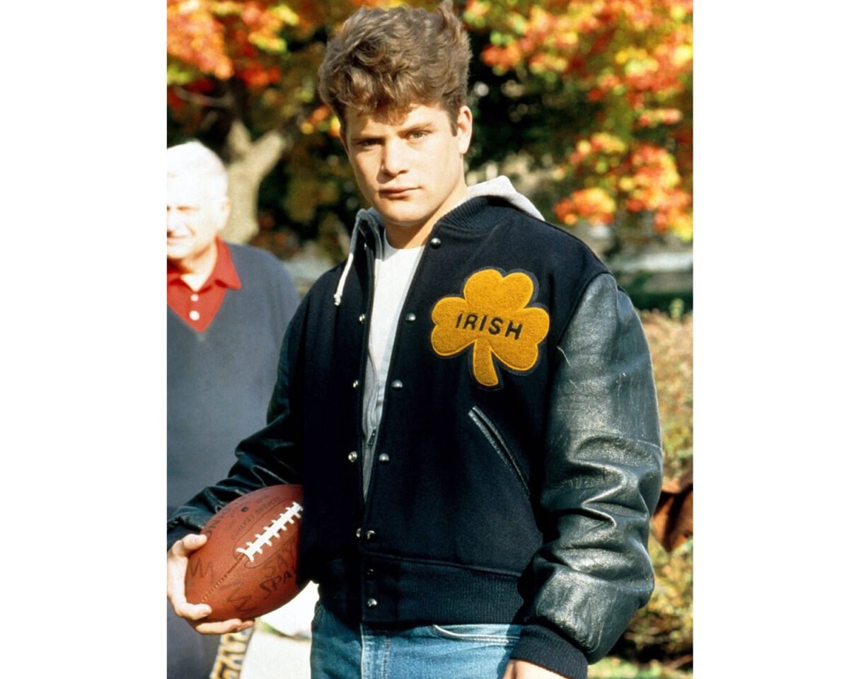 Notre dame rudy irish varsity jacket