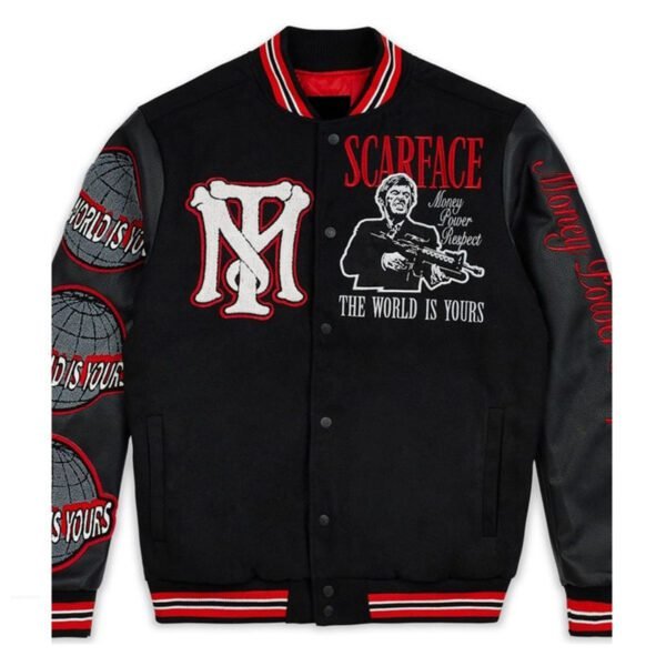 Scarface Varsity Jacket – Tony Montana Al Pacino Gangster Letterman Jacket