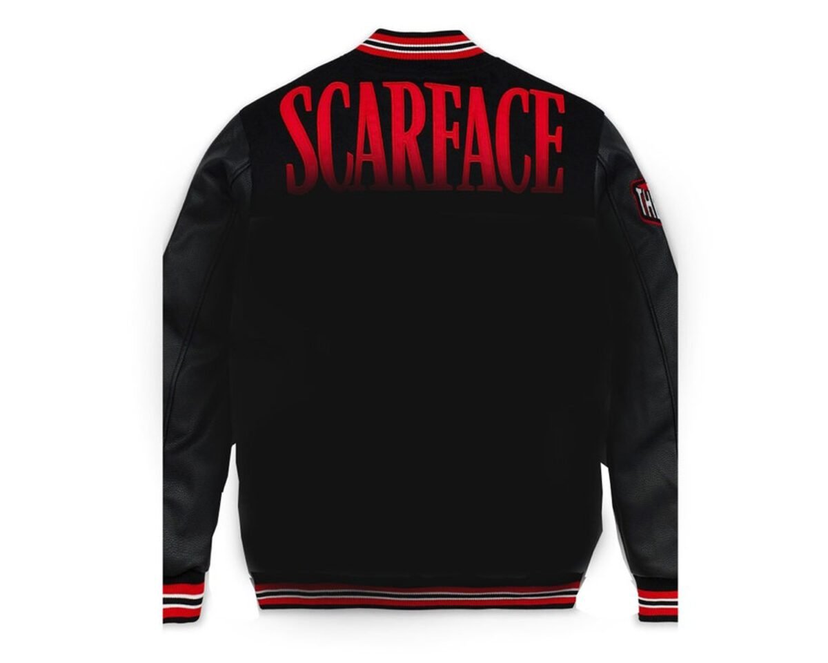 Scarface varsity jacket – tony montana al pacino gangster letterman jacket