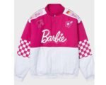 Barbie Pink Checkered Racer Jacket