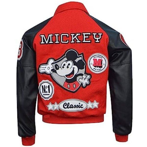 Michael Jackson Mickey Mouse Varsity Jacket