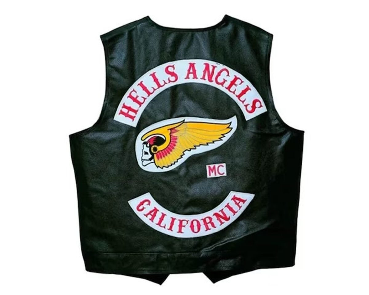 Hells angels leather vest