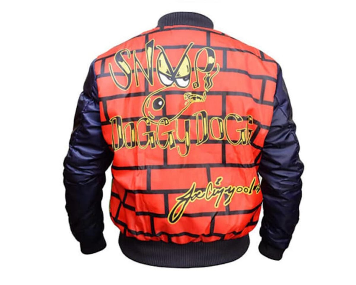 Handmade snoop dogg doggy bomber style lightweight varsity parachute jacket 4 scaled