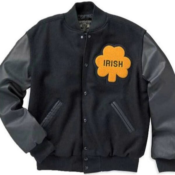 Notre Dame Rudy Irish Varsity Jacket