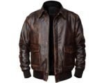 A2 Aviator Jacket - Air Force Cockpit Flight Pilot Leather Jacket