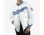 Los Angeles Dodgers White Varsity Jacket