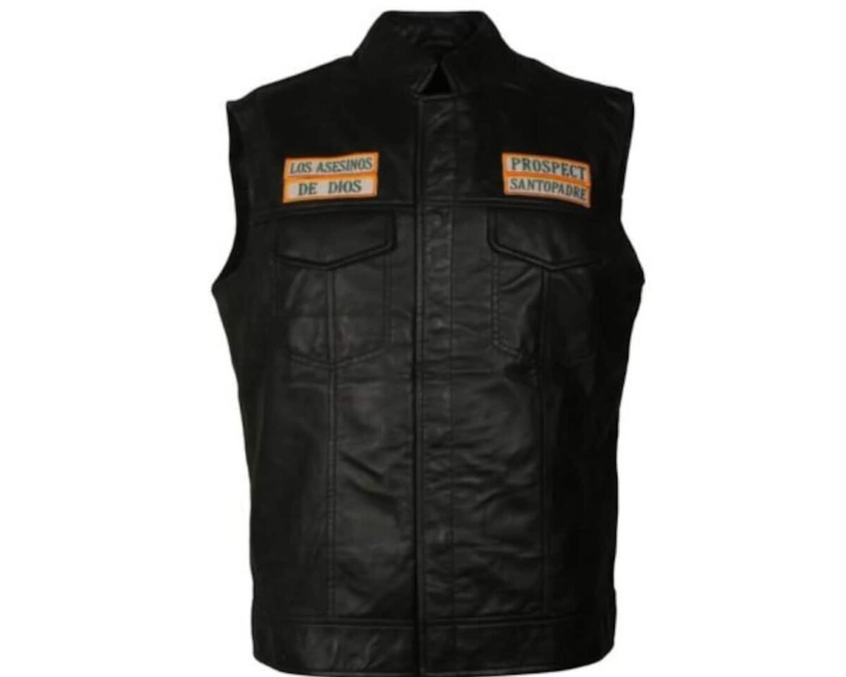 Mens mayans southern cali mc michael irby mayans biker rider black real leather vest jacket 3 scaled