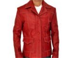 Fight Club Brad Pitt Tyler Durden Leather Jacket