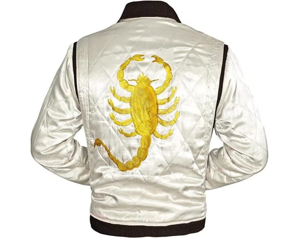 Reversible drive jacket – ryan gosling scorpion bomber jacket