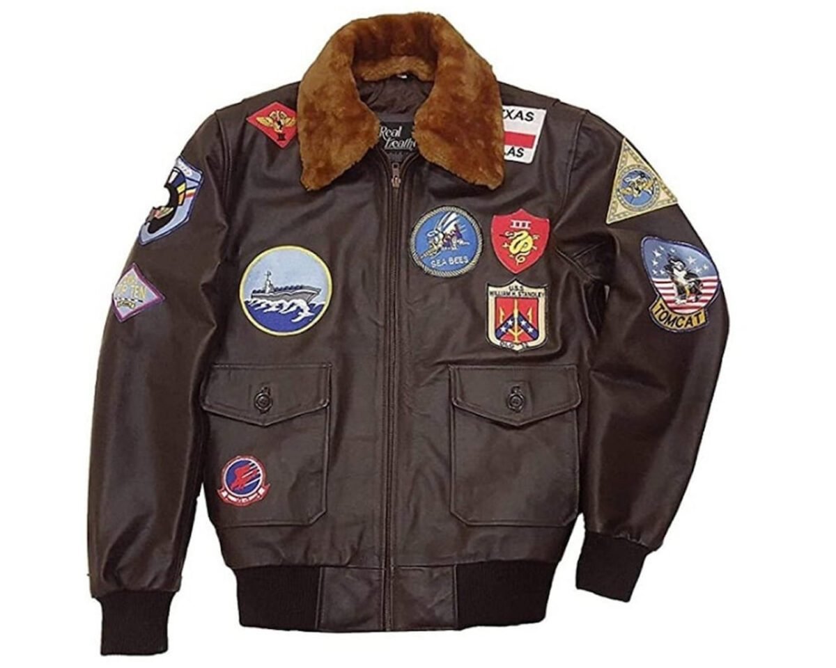 Tom cruise top gun g-1 maverick bomber flight jacket