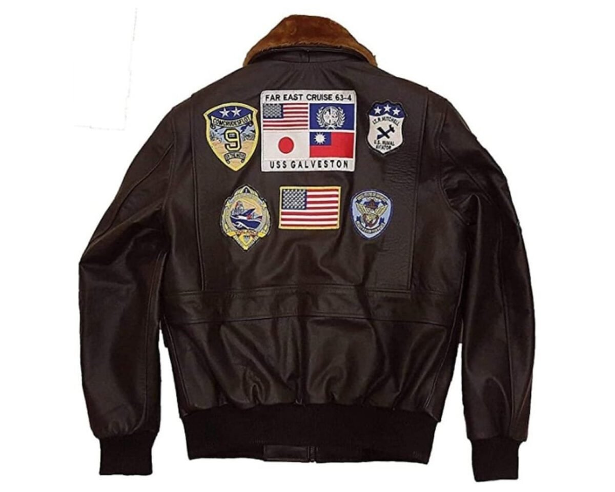 Tom cruise top gun g-1 maverick bomber flight jacket