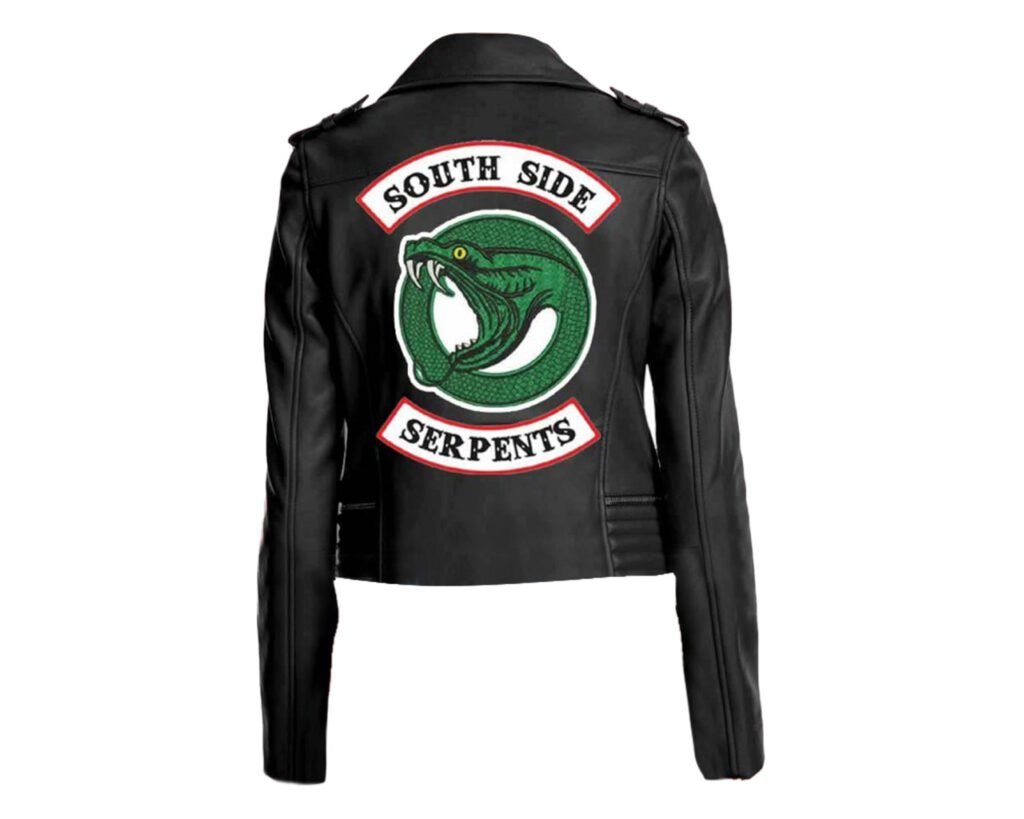 Women’s Riverdale Southside Serpents Jacket - Jughead Jones Black Leather Jacket