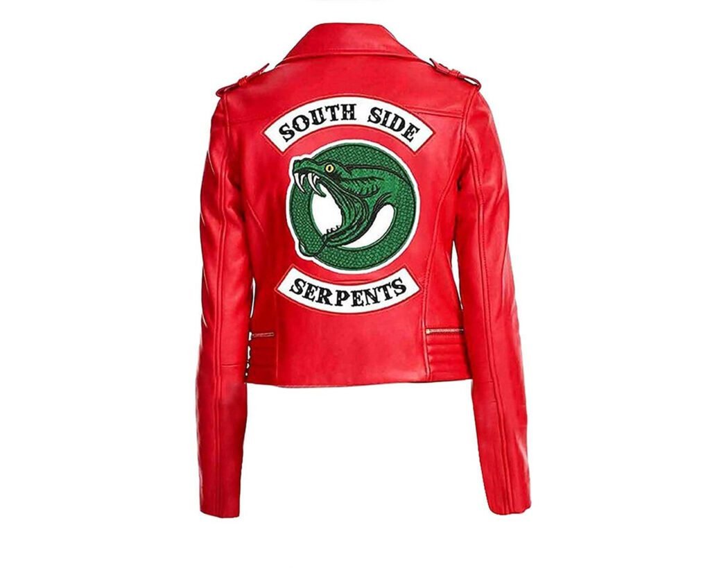 Women’s Riverdale Southside Serpents Jacket - Jughead Jones Red Leather Jacket