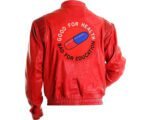 Akira Kaneda Motorcycle Red Leather Jacket