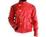 Akira Kaneda Motorcycle Red Leather Jacket