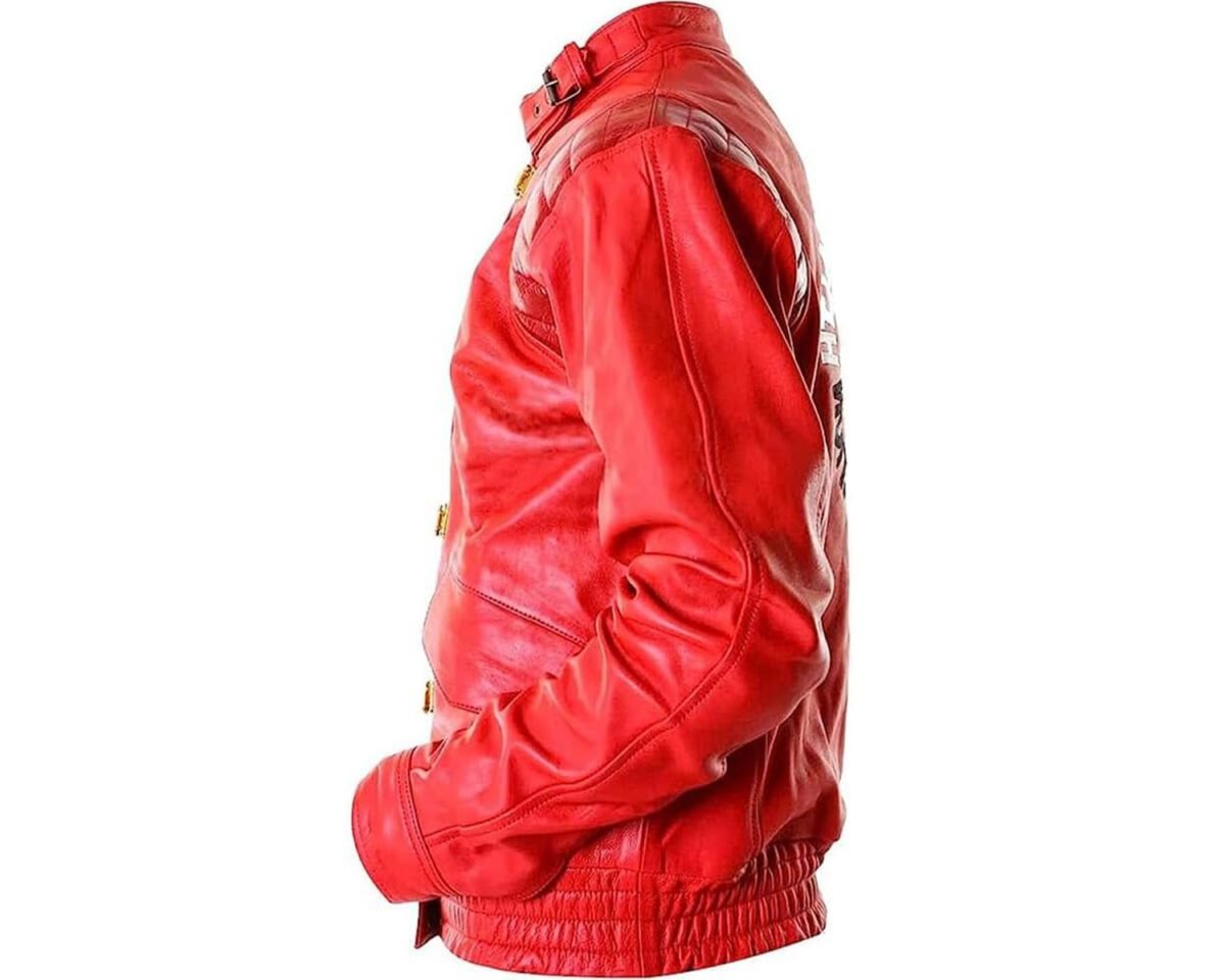 Akira kaneda motorcycle red leather jacket 4 scaled