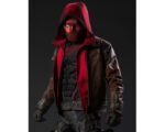 Curran Walters Titans S03 Jason Todd Red Hood Leather Jacket