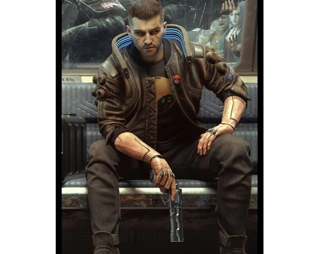 Cyberpunk 2077 edgerunners samurai bomber jacket