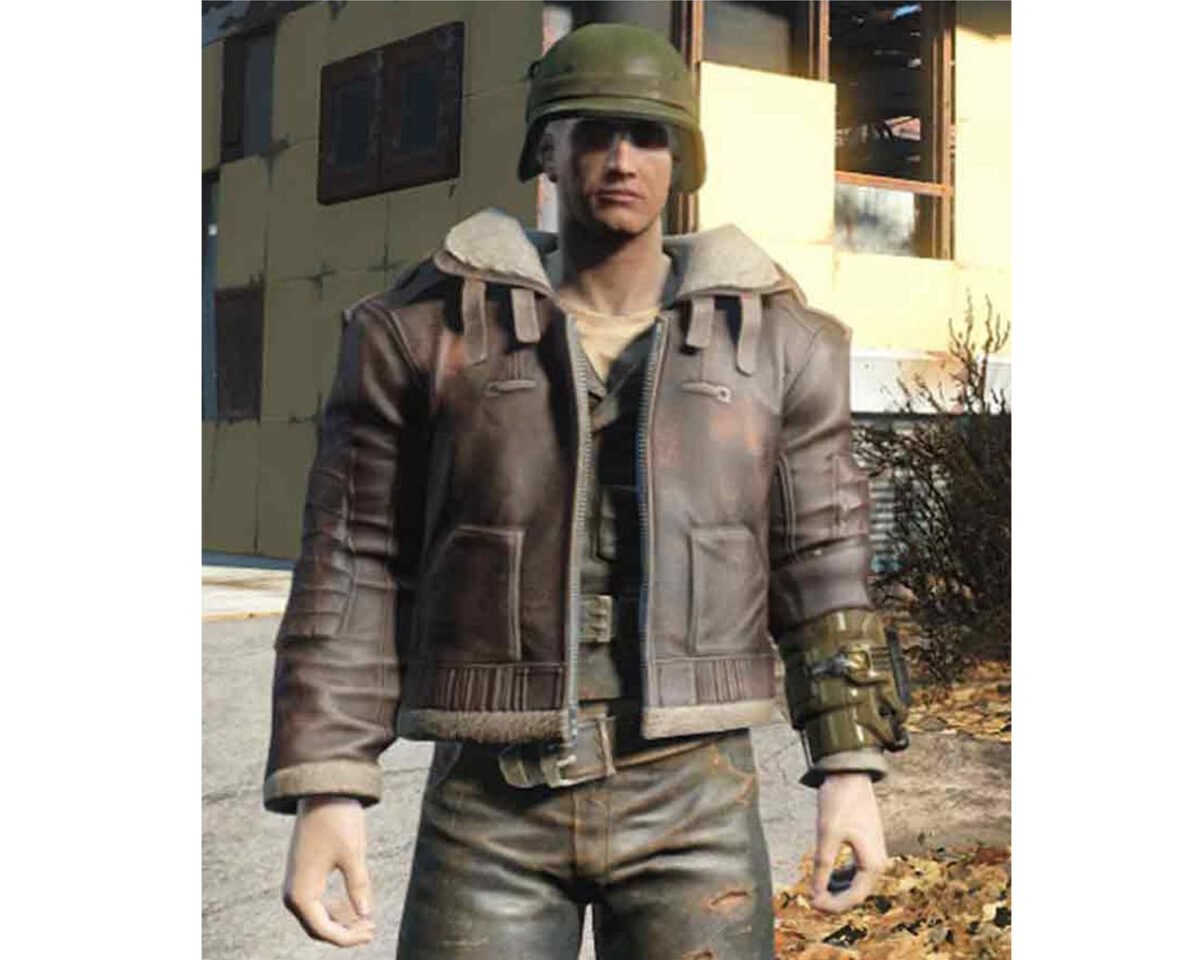 Fallout 4 armor bomber leather jacket