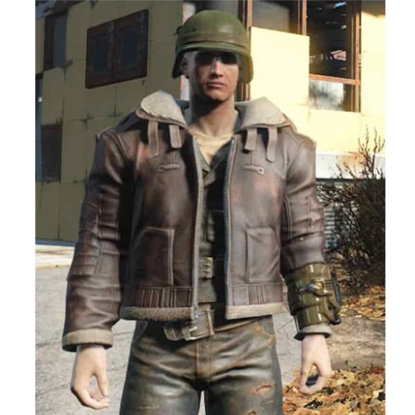 Fallout 4 Armor Bomber Leather Jacket