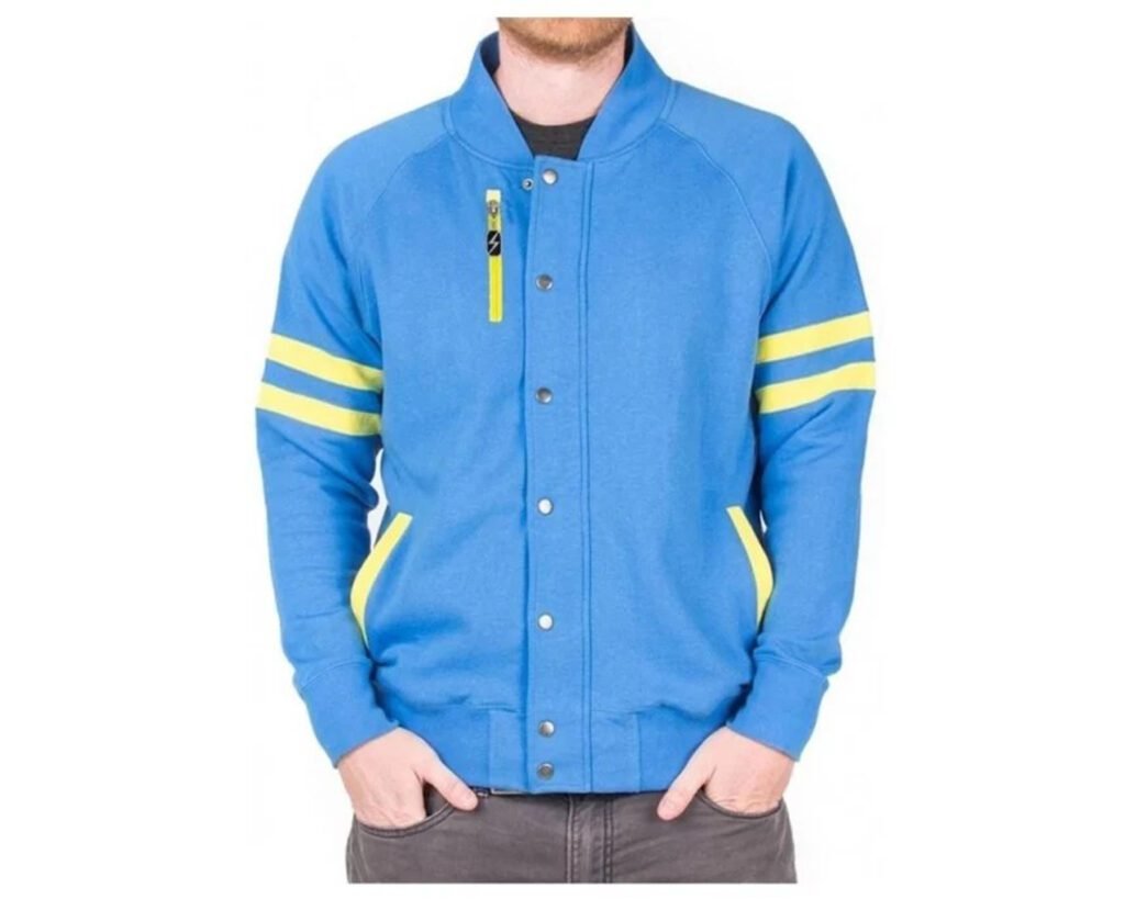 Fallout 4 Vault Blue Bomber Jacket