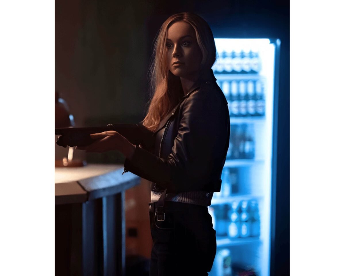 Fast x 2023 brie larson black leather jacket 3 scaled