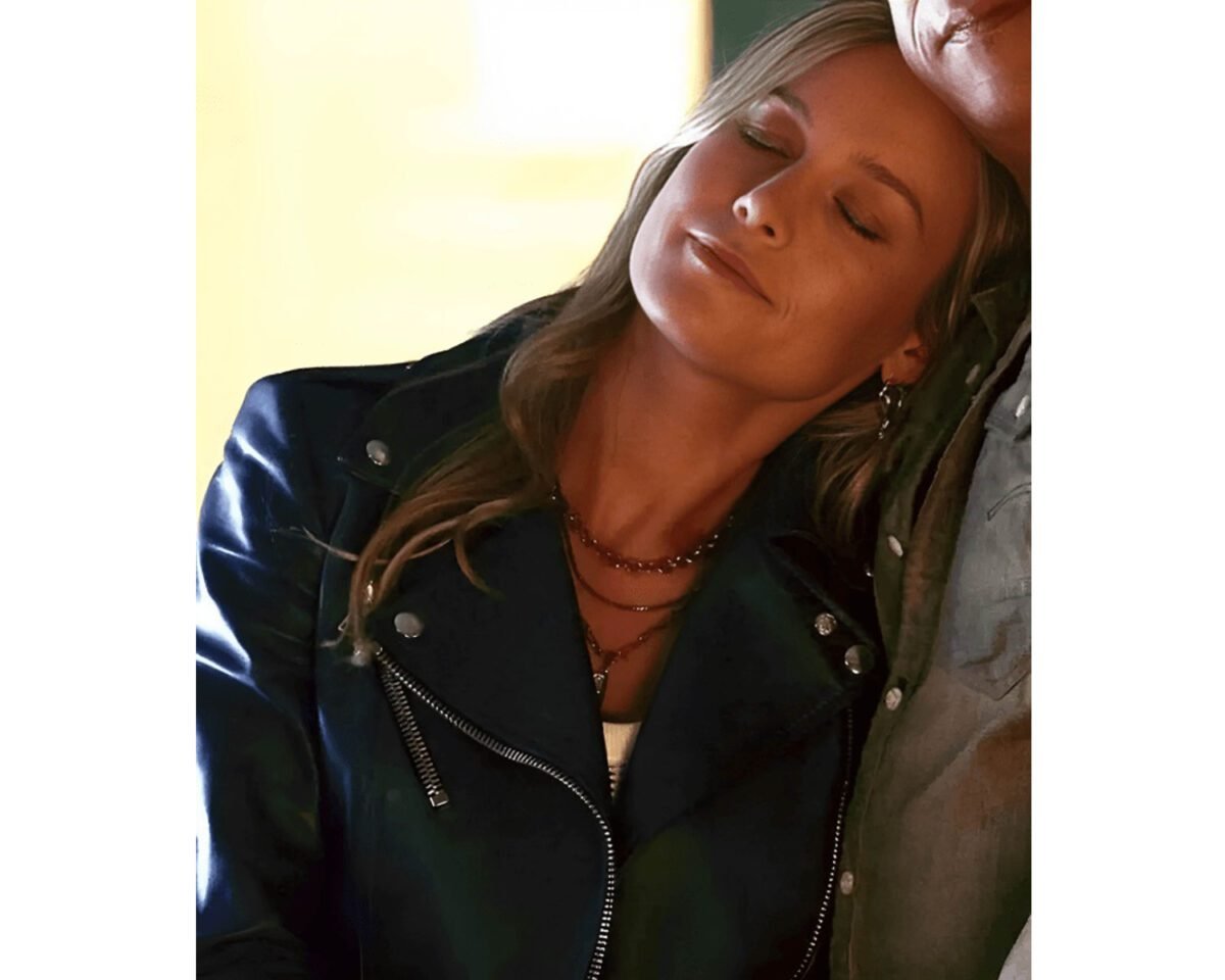 Fast x 2023 brie larson black leather jacket 4 scaled