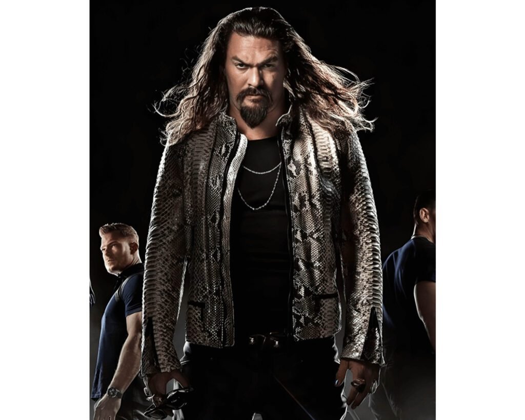 Fast X 2023 Jason Momoa Snake Print Leather Jacket