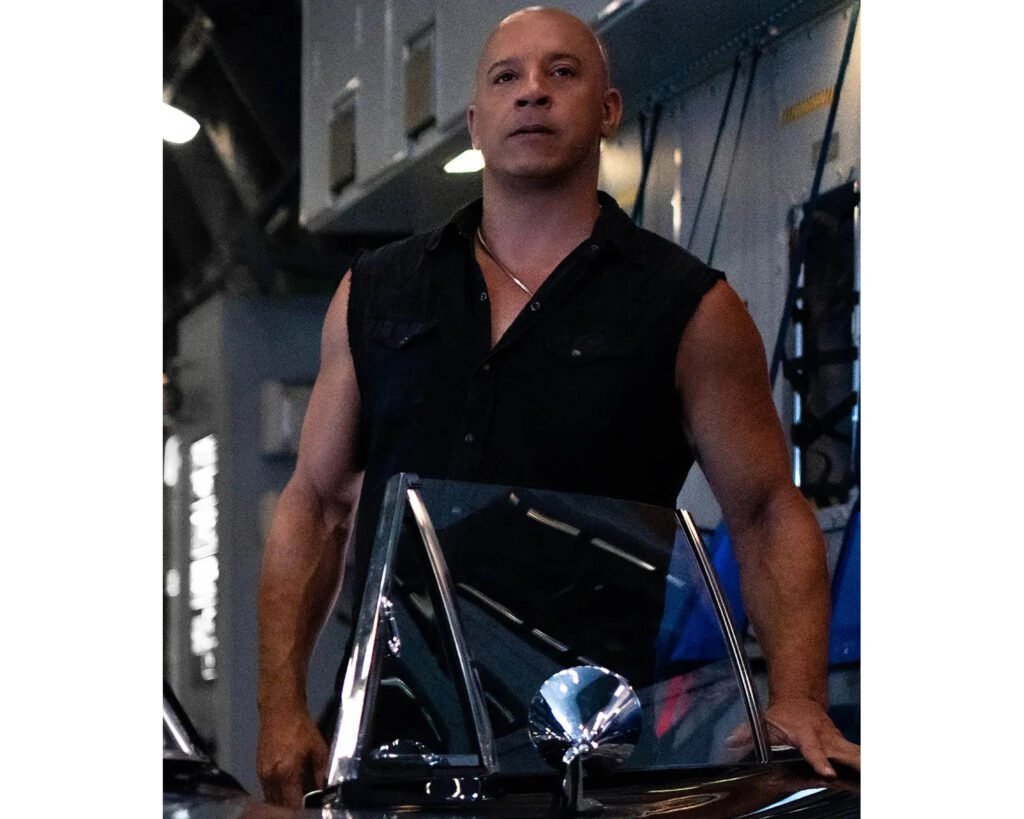 Fast X 2023 Vin Diesel Dominic Toretto Black Vest