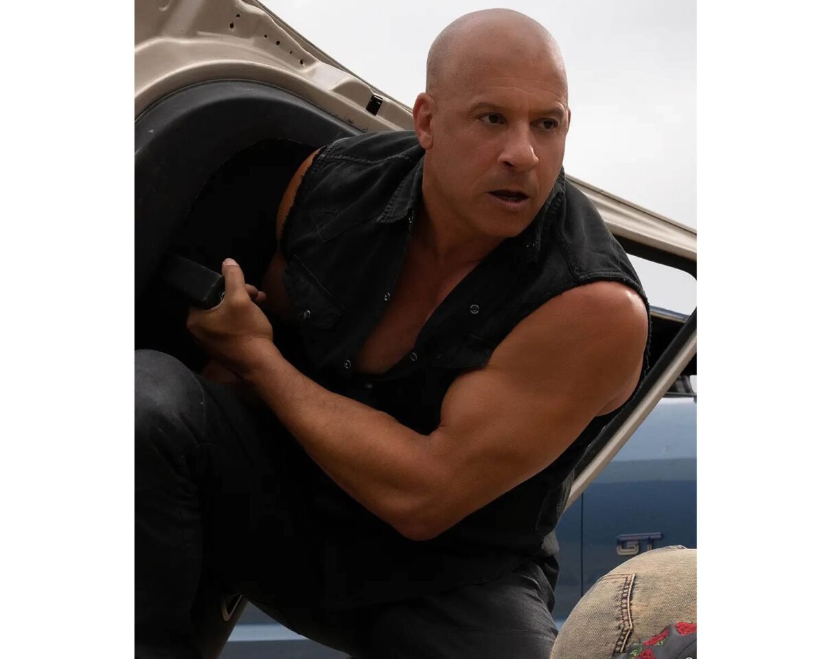 Fast x 2023 vin diesel dominic toretto black vest