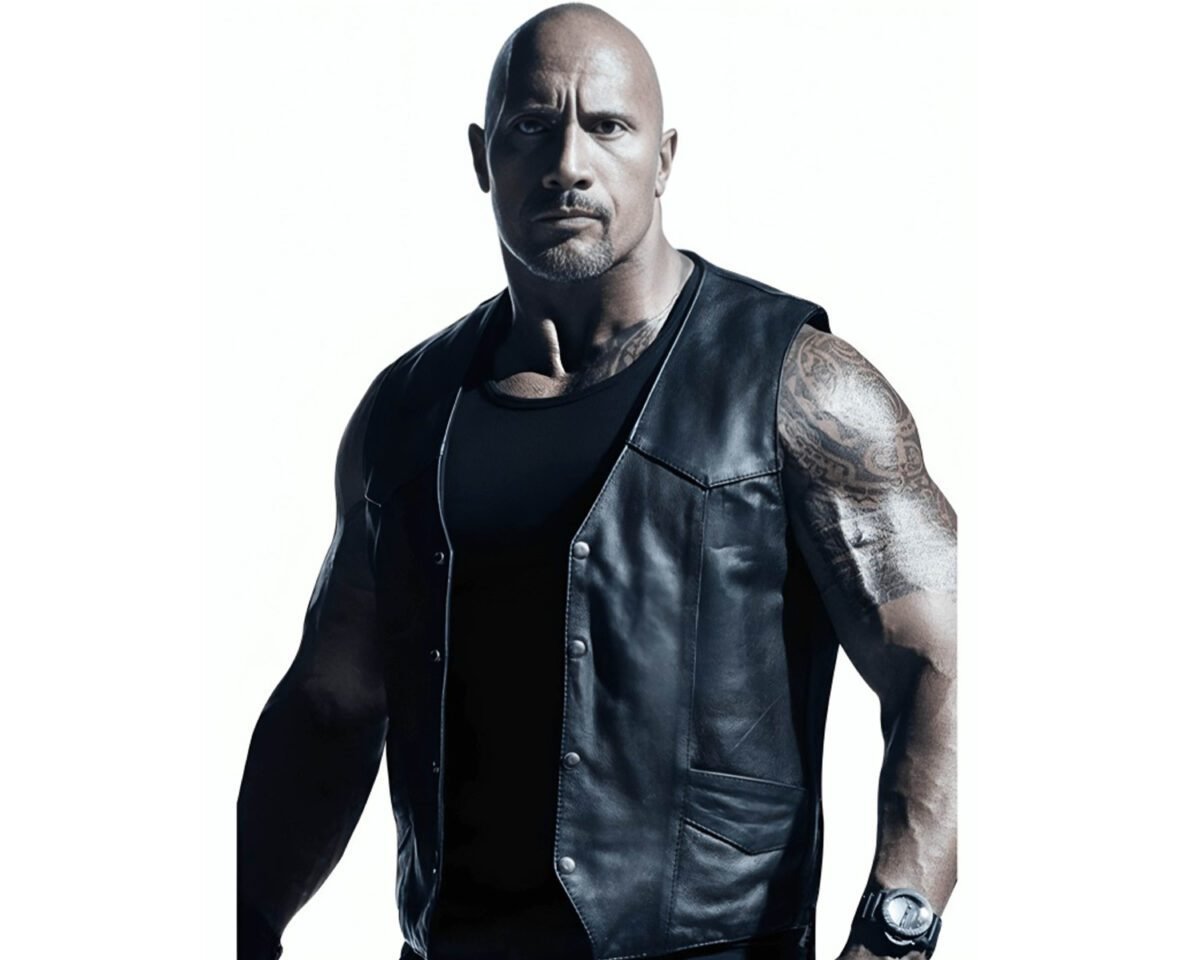 Fast and furious 8 luke hobbs leather vest