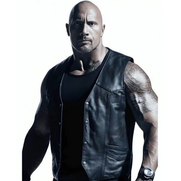 Fast and Furious 8 Luke Hobbs Leather Vest