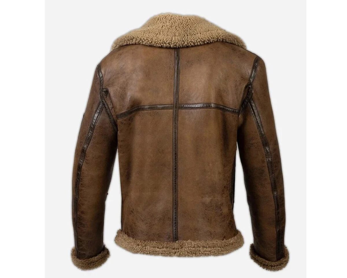 Men’s b3 raf aviator sheepskin leather jacket