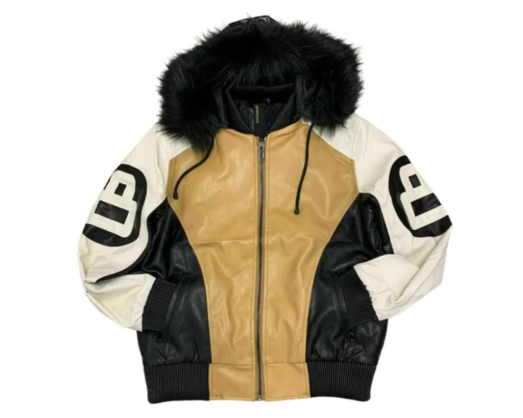 Robert Phillipe 8 Ball Jacket with Fur Hood