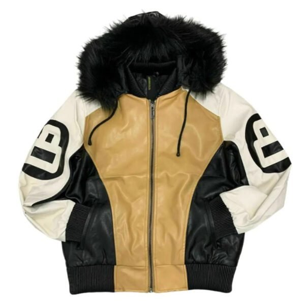 Robert Phillipe 8 Ball Jacket with Fur Hood